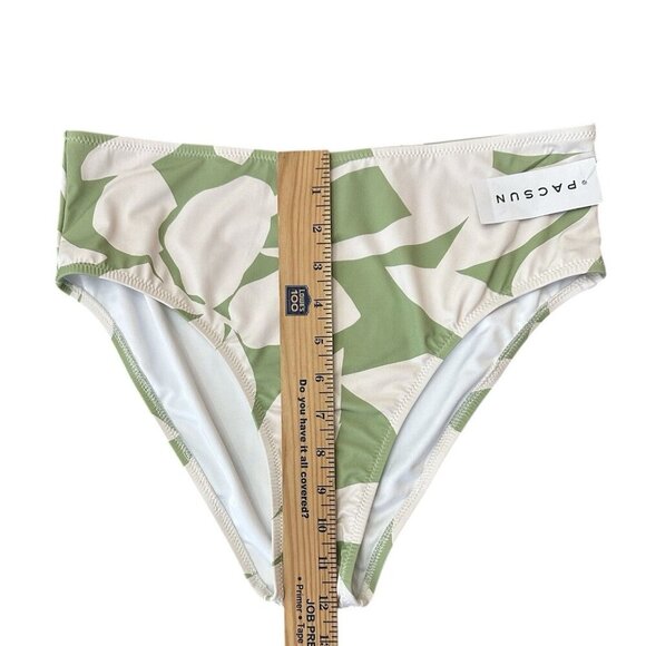 NWT Poolside Paradiso Palm Islander Hi Waist Swim Bottom Size Large 12 - Picture 8 of 8